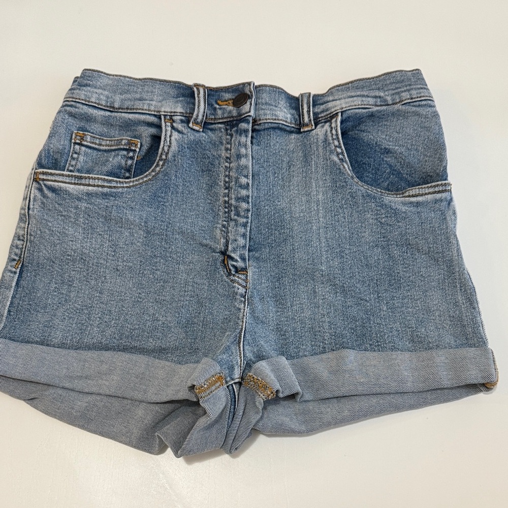 Wilfred Light Blue Jean Shorts